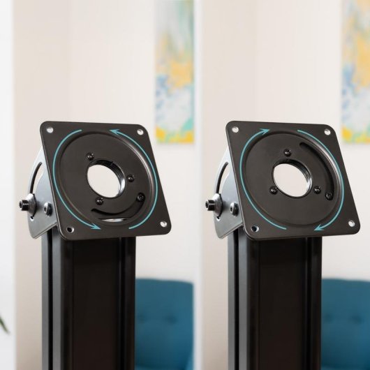 Soporte de Mesa TooQ TQATC2601-B con Rotación 90° e Inclinación 75°