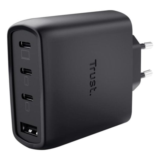 Carregador Trust Maxo 65W 4 portas USB GaN