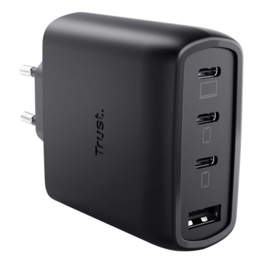 Carregador Trust Maxo 65W 4 portas USB GaN