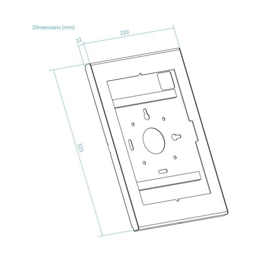 Marco Antirrobo TooQ TQATTE2601-M-B para Tablets 12,4” a 13” Negro