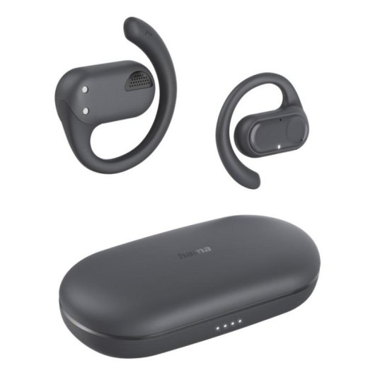 Auriculares Hama Spirit Open inalámbricos Bluetooth TWS para llamadas y música negros