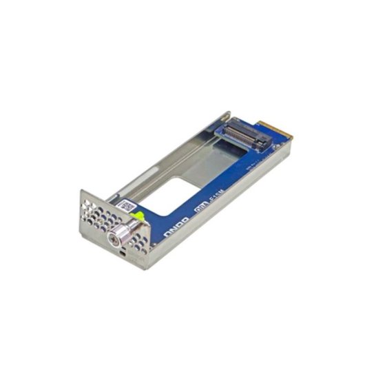 Adattatore QNAP QDA-E1SM2 E1.S Tray M.2 v2 Blu Acciaio Satinato