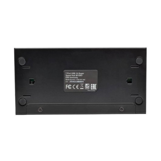 Hub Tripp Lite 7 puertos 5 Gbps U360-007-IND metálico industrial instalable