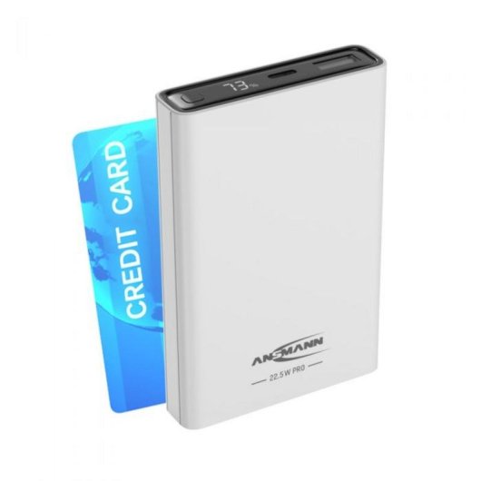 Batterie Externe Ansmann 1700-0156 10000 mAh Quick Charge 3.0 22.5 W Blanc