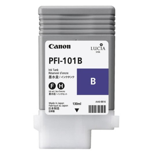 Cartouche d'encre Canon PFI-101B Bleu 130 ml pigmentaire