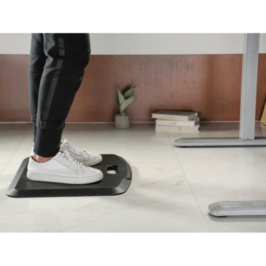 Alfombrilla antifatiga Equip 650810 Rectangular Negra Poliuretano 460x560mm 2cm