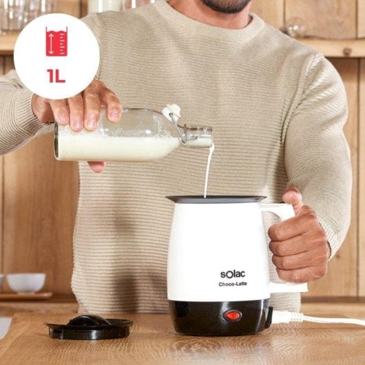 Calienta leche Solac Choco-latte 1L 250W