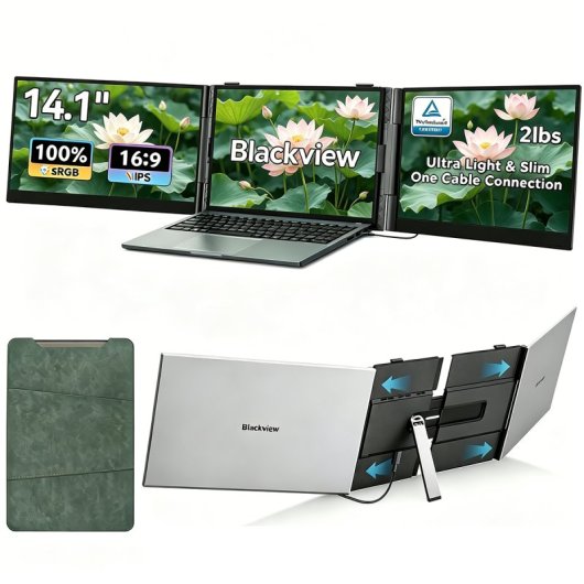 Blackview Dcm6 Pro Monitor Portátil  14" Ips 60hz Usb-c Pd – Anti-luz Azul – Pc Móvil Switch