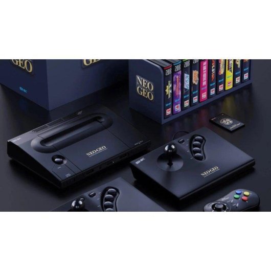 NEOGEO AES+ Edición Estandar Consola Retro Compatible con Cartuchos Originales + Arcade Stick