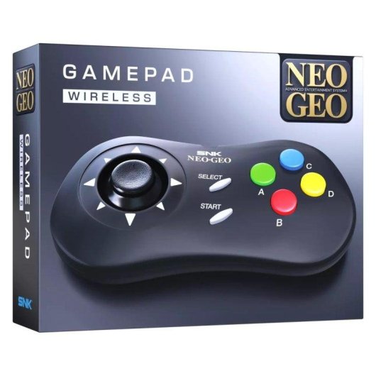 Mando de Juego NEOGEO AES+ Inalámbrico 4 Botones Negro