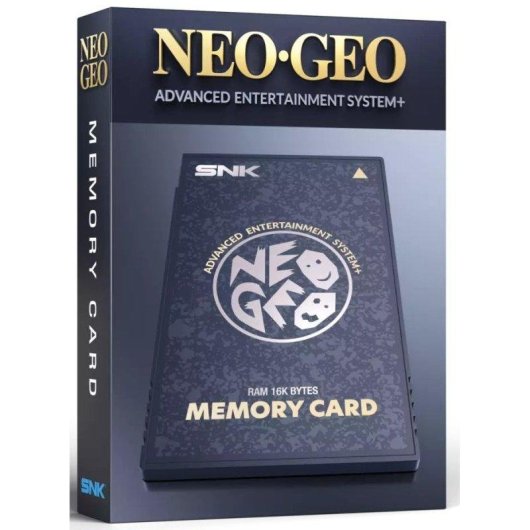 Tarjeta de Memoria PLAION NEOGEO AES+ 16K Bytes Negra