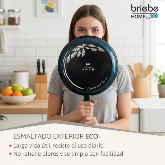 Padella Induzione Briebe Mare 28 Cm Antiaderente Acciaio Forgiato