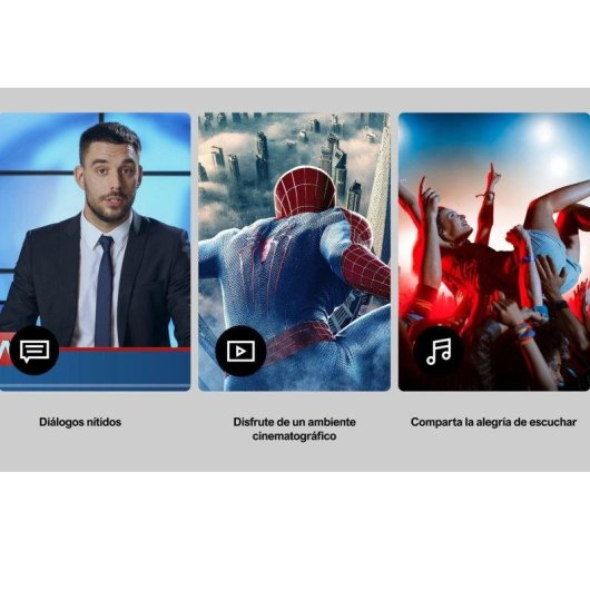 Soundbar Ultimea Poseidon D50 5.1 120W Bluetooth Subwoofer Kabellos