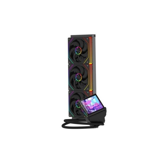 Refrigeração Líquida Progaming GlacierView 360 360mm 3 Ventoinhas ARGB Ecrã IPS 4"