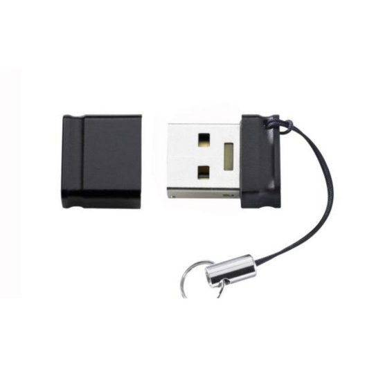 Chiavetta USB Intenso Slim Line 128 GB USB 3.2 Gen 1 Nero con Cappuccio