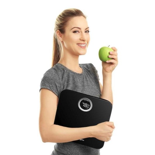 Báscula Digital Orbegozo PB 2250 Hasta 180 kg Precisión 50 g Apagado automático Pantalla LCD