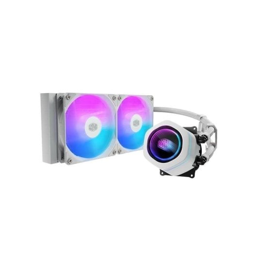 Refrigeración Líquida Cooler Master MasterLiquid Core Nex 240mm 2 Ventilateurs ARGB Blanc
