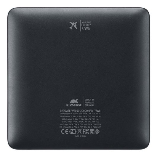 Powerbank Rivacase Turbo 20000 mAh Power Delivery 3.0 Quick Charge 3.0