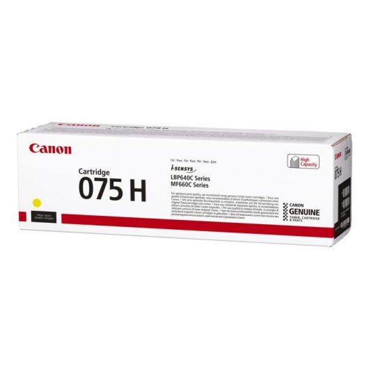 Cartouche Toner Canon 075 H Jaune 2500 pages