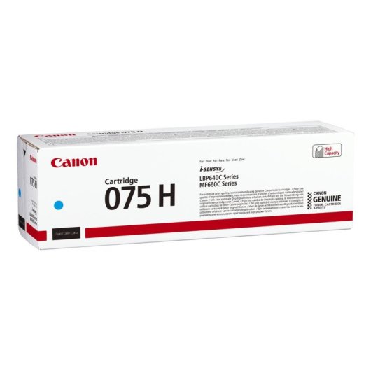 Cartouche Toner Canon 075 H 2500 pages Cyan 1 pièce