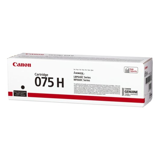 Cartouche de tóner Canon 075 H 3500 pages Noir