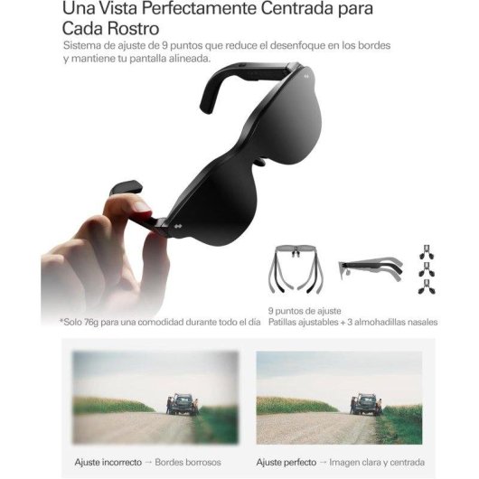 Óculos AR RayNeo Air 4 Pro Standard Edition Preto