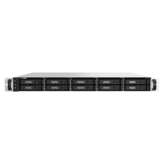 Servidor NAS rack 1U QNAP Ryzen 7 32GB DDR5 10 bahías 4xRJ45 Hot-Swap