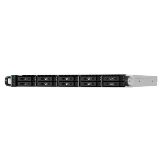 Servidor NAS rack 1U QNAP Ryzen 7 32GB DDR5 10 bahías 4xRJ45 Hot-Swap