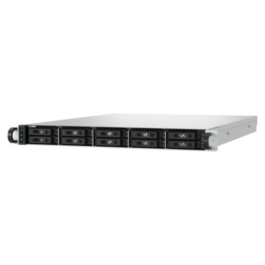 Servidor NAS rack 1U QNAP Ryzen 7 32GB DDR5 10 bahías 4xRJ45 Hot-Swap