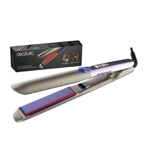 Piastra per Capelli Ceramica Tormalina Cecotec Lisse i-Twerk Pro Elite 230ºC Ionica Spegnimento Automatico Nero