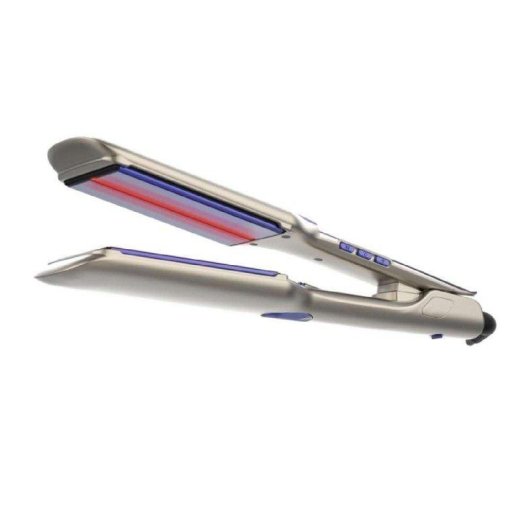 Plancha de Pelo Cerámica Turmalina Cecotec Lisse i-Twerk Max 230ºC Placas Anchas Iónica Autoapagado Pantalla Negro