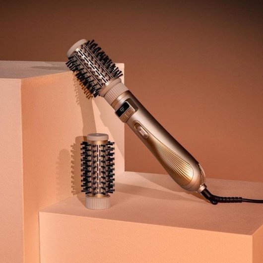 Spazzola Modellante CeramicCare 2in1 Gyro 1000W Ceramica Ionica 3 Temperature 2 Testine Rotanti