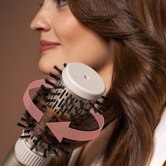 Spazzola Modellante CeramicCare 2in1 Gyro 1000W Ceramica Ionica 3 Temperature 2 Testine Rotanti