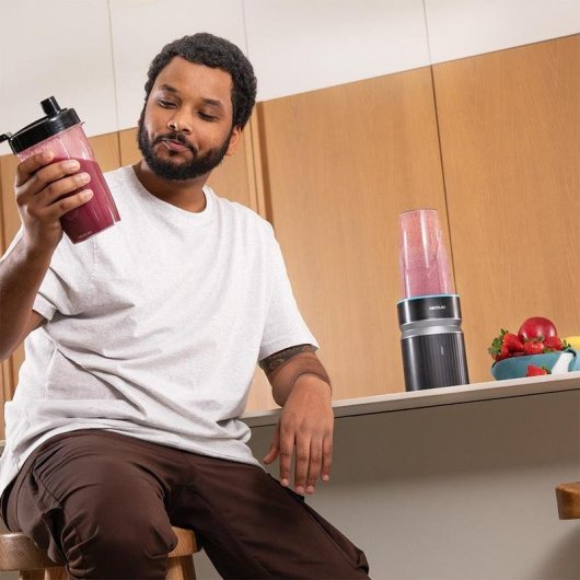 Batidora Power Titanium 1000 Push2Go Duo 1000W 2 vasos 700ml