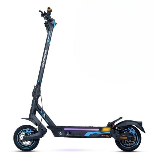 Patinete eléctrico Smartgyro K5 Pro 900W Autonomía 60km Ruedas 10" Tubeless Negro Azul Púrpura