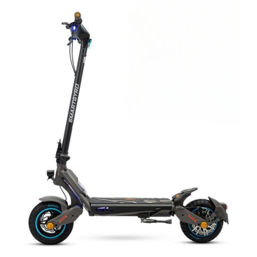 Patinete eléctrico Smartgyro SG27-619 600W Autonomía 45km Ruedas 10" Negro Gris