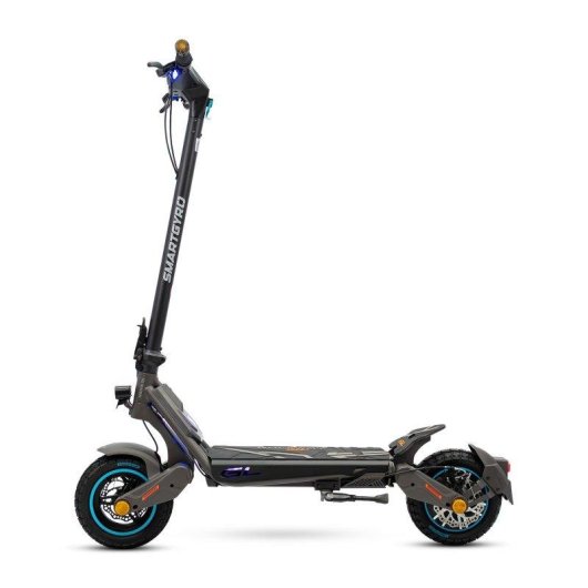 Patinete eléctrico Smartgyro SG27-619 600W Autonomía 45km Ruedas 10" Negro Gris