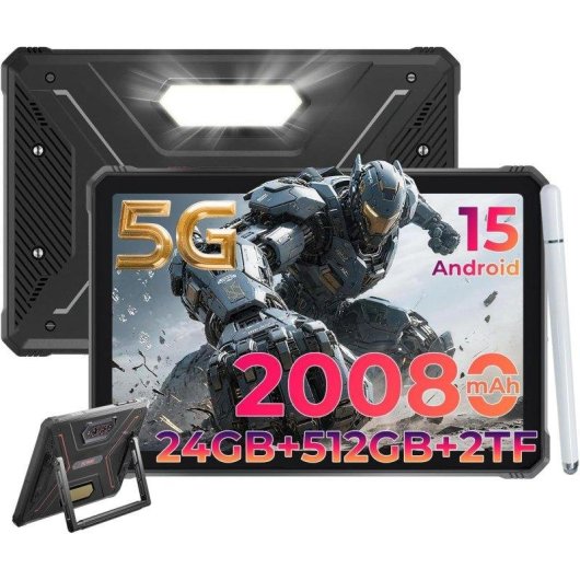 Tablet HOTWAV R9 Ultra WiFi + 5G 11" 24GB 512GB Negro Stylus Pen
