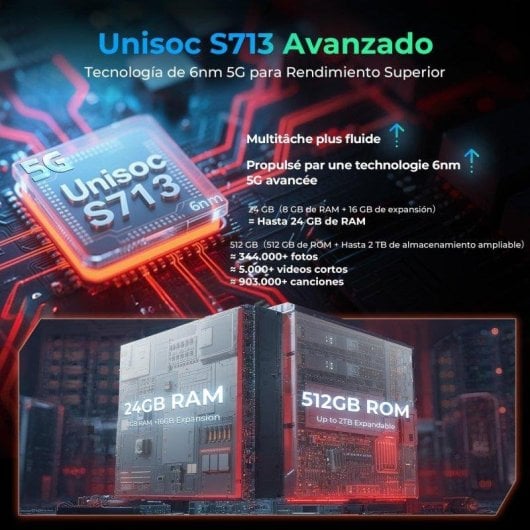 Tablet HOTWAV R9 Ultra WiFi + 5G 11" 24GB 512GB Negro Stylus Pen