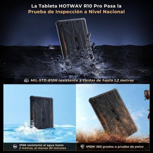 Tablet HOTWAV R10 Pro 4G 10,1" 20GB 256GB Negro