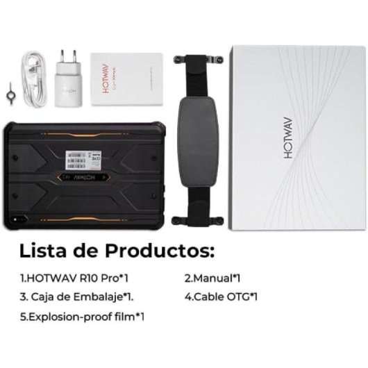 Tablet HOTWAV R10 Pro 4G 10,1" 20GB 256GB Negro