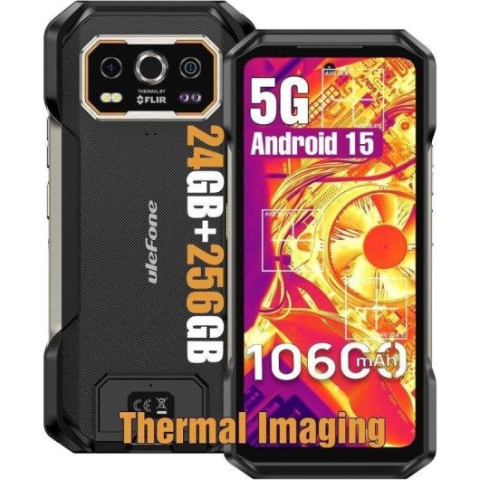 Ulefone Armor 27T Pro 5G 12GB 256GB 6,78" Schwarz Wärmebildkamera