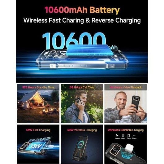 Ulefone Armor 27T Pro 5G 12GB 256GB 6,78" Schwarz Wärmebildkamera