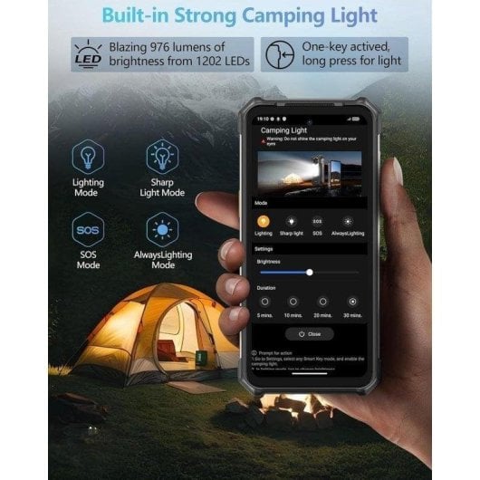 Ulefone Rugking 5 Pro 4G 8GB 256GB 6.78" Negro