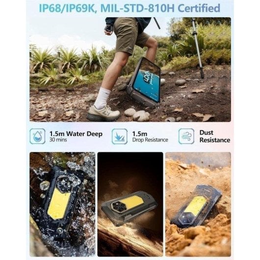 Ulefone Rugking 5 Pro 4G 8GB 256GB 6.78" Negro