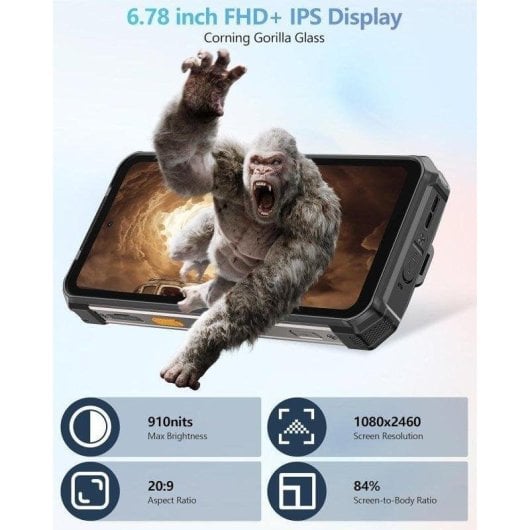 Ulefone Rugking 5 Pro 4G 8GB 256GB 6.78" Negro