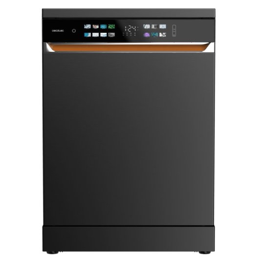 Lavavajillas Bolero Aguazero 6900 Dark 15 cubiertos A con motor Inverter Plus y UV Hygiene