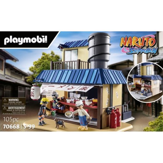 Set de figuras Playmobil 70668 Naruto com 4 personagens