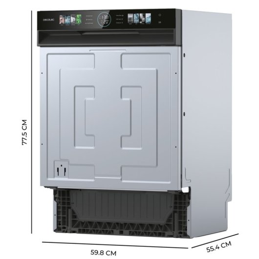 Geschirrspüler Bolero 6620 S-BI 15 Maßgedecke Klasse C mit Inverter-Motor und FullColor XXL Display