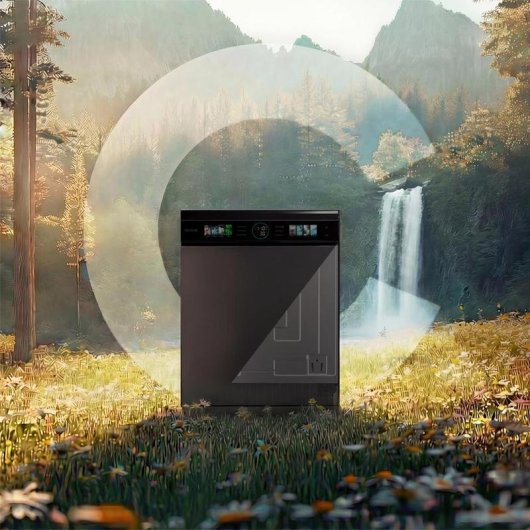 Geschirrspüler Bolero 6620 S-BI 15 Maßgedecke Klasse C mit Inverter-Motor und FullColor XXL Display